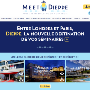Meet in Dieppe vous accompagne pendant toute la durée de votre projet